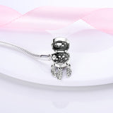 925 Sterling Silver Dreamcatcher Clasp Bracelet for Charms Fine Jewelry Women
