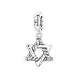 925 Sterling Silver Star of David Charm