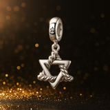925 Sterling Silver Star of David Charm