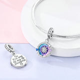 925 Sterling Silver You Are My Universe Charm for Bracelets Jewelry Women Pendant