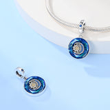 925 Sterling Charm Sun Moon and Universe Charm for Bracelets Fine Jewelry Women