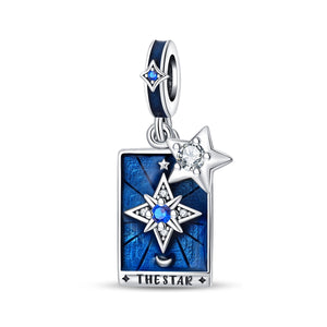 925 Sterling Charm The Star Charm for Bracelets Fine Jewelry Women Pendant