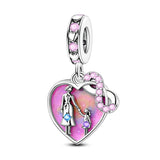 925 Sterling Silver Always with You Charm for Bracelets Fine Jewelry Women Pendant