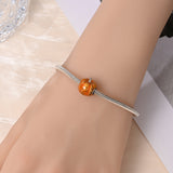 925 Sterling Silver Autumn Pumpkin Charm for Bracelets Fine Jewelry Women
