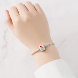 925 Sterling Silver Cards Charm for Bracelets Fine Jewelry Women Pendant