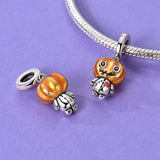 925 Sterling Silver Creepy Halloween Costume Charm for Bracelets Fine Jewelry Women