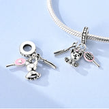 925 Sterling Silver Doggy GroomingAnim Charm for Bracelets Fine Jewelry Women Pendant