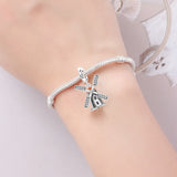 925 Sterling Silver Dutch Windmill Charm for Bracelets Fine Jewelry Women Pendant