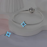 925 Sterling Silver Glow in the Dark Star Charm for Bracelets Fine Jewelry Women