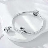 925 Sterling Silver Graduation Charm for Bracelets Fine Jewelry Women Pendant