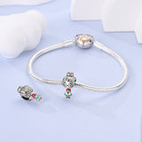 925 Sterling Silver Granny Charm for Bracelets Fine Jewelry Women Pendant