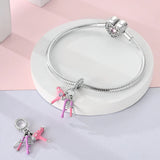 925 Sterling Silver Hairdryer Comb and Curler Charm for Bracelets Fine Jewelry Women Pendant