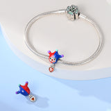 925 Sterling Silver Little Clown Charm for Bracelets Fine Jewelry Women