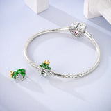 925 Sterling Silver Little Frog Prince Charm for Bracelets Fine Jewelry Women