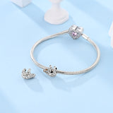 925 Sterling Silver Little Sloth Charm for Bracelets Fine Jewelry Women