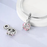 925 Sterling Silver Love You Forever Charm for Bracelets Fine Jewelry Women Pendant