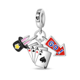 925 Sterling Silver Magic Tricks Charm for Bracelets Fine Jewelry Women Pendant