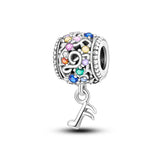 925 Sterling Silver Music Note Charm for Bracelets Fine Jewelry Women