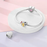 925 Sterling Silver Remember the Good Times Charm for Bracelets Fine Jewelry Women
