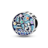 925 Sterling Silver Romance in Paris Charm for Bracelets Fine Jewelry Women