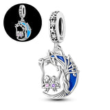 925 Sterling Silver Sisters on a Swing Charm for Bracelets Fine Jewelry Women Pendant