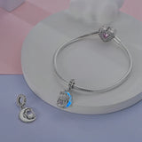 925 Sterling Silver Sisters on a Swing Charm for Bracelets Fine Jewelry Women Pendant