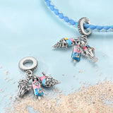 925 Sterling Silver Summer Ice Creams Charm for Bracelets Fine Jewelry Women Pendant