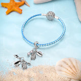 925 Sterling Silver Summer Travel Charm for Bracelets Fine Jewelry Women Pendant