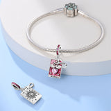 925 Sterling Silver The Lovers Charm for Bracelets Fine Jewelry Women