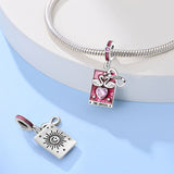 925 Sterling Silver The Lovers Charm for Bracelets Fine Jewelry Women