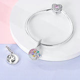 925 Sterling Silver Tree of Life Charm for Bracelets Fine Jewelry Women Pendant