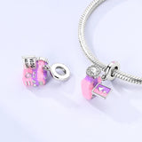 925 Sterling Silver Video Camera Charm for Bracelets Fine Jewelry Women Pendant