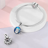 925 Sterling Silver Virgin Mary Charm for Bracelets Fine Jewelry Women Pendant
