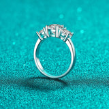 925 Sterling Silver White Moissanite Ring for Women Fine Jewelry Engagement