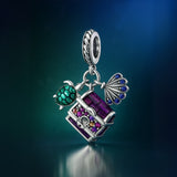 925 Sterling Silver Underwater Treasure Charm for Bracelets Fine Jewelry Women Turtle Shell