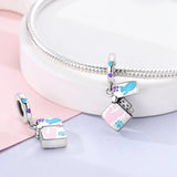 925 Sterling Silver Lighter Charm for Bracelets Fine Jewelry Women Pendant