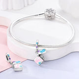925 Sterling Silver Lighter Charm for Bracelets Fine Jewelry Women Pendant
