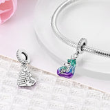 925 Sterling Silver Unicorns Charm for Bracelets Fine Jewelry Women Pendant