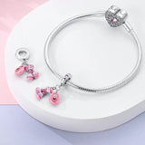 925 Sterling Silver Fitness Charm for Bracelets Fine Jewelry Women Pendant