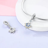 925 Sterling Silver Hope Charm for Bracelets Fine Jewelry Women Pendant