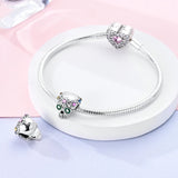 925 Sterling Silver Skull Charm for Bracelets Fine Jewelry Women