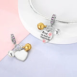 925 Sterling Silver Bell of Happiness Charm for Bracelets Fine Jewelry Women Pendant