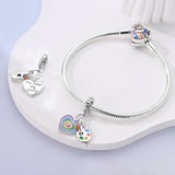 925 Sterling Silver You Color My World Charm