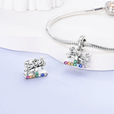 925 Sterling Silver Kids on Seesaw Charm