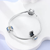 925 Sterling Silver Celestial Clip Charm for Bracelets Jewelry Women