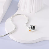 925 Sterling Silver Ladybug Clasp Bracelet