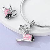 925 Sterling Silver My Furry Friend Charm for Bracelets Fine Jewelry Women Pendant