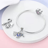 925 Sterling Silver Ancient Eygpt Charm for Bracelets Fine Jewelry Women Pendant