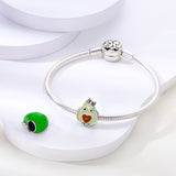 925 Sterling Silver Avocado Charm for Bracelets Fine Jewelry Women Pendant