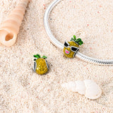 925 Sterling Silver Pineapple Charm for Bracelets Fine Jewelry Women